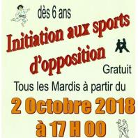 Initiation aux sports d'opposition avec Olivier LUC