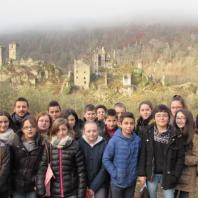 Les collègiens aux Tours de Merle (Mars 2017)