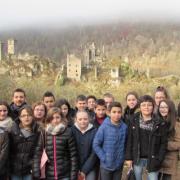 Les collègiens aux Tours de Merle